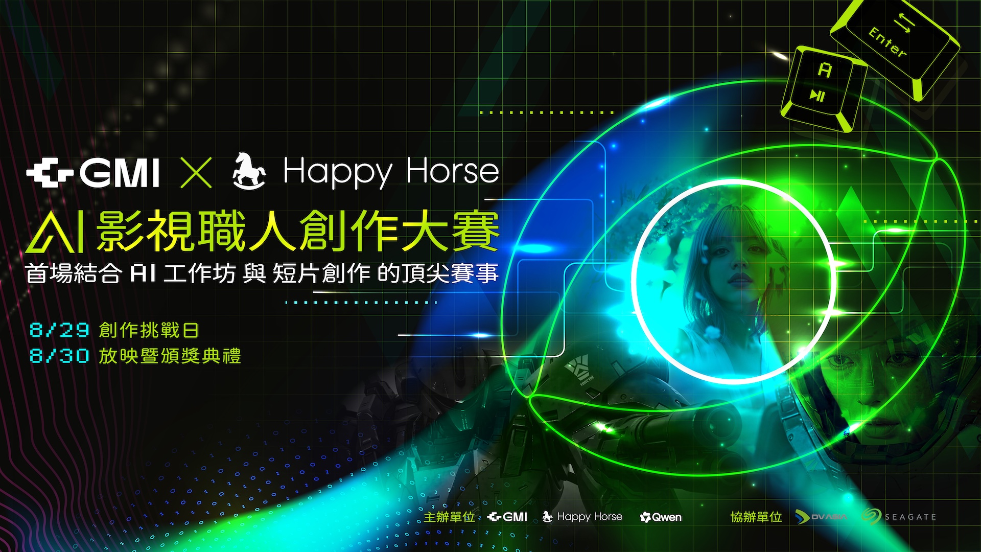 AI 影視職人創作大賽 主視覺